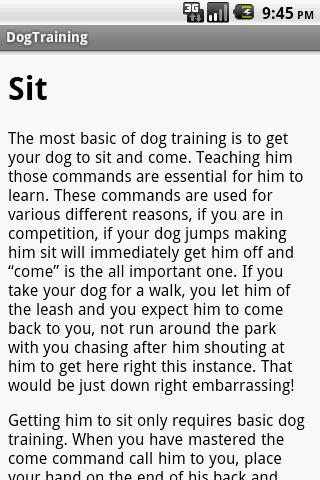 【免費書籍App】Dog Training Guide-APP點子