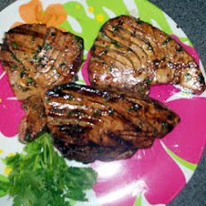 Grilled Lime Cilantro Ahi with Honey Glaze