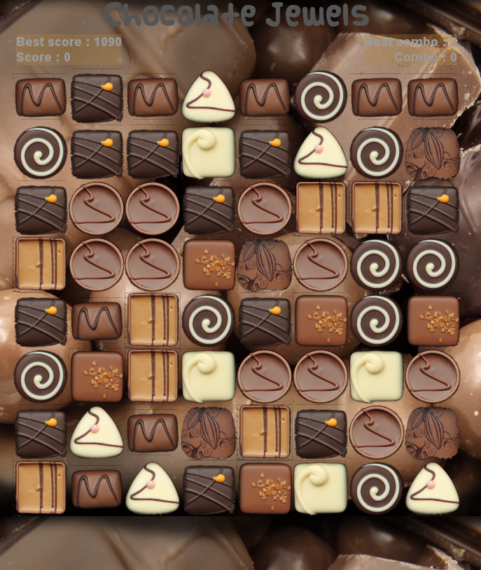 Android application Chocolate Jewels screenshort