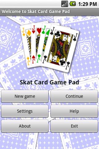 Skat Card Game Pad