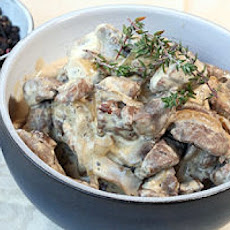 Venison Stroganoff