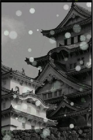 Snow Japanese Castle