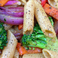Penne With Ginger Garlic & Vegetables