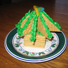 Graham Cracker Christmas Tree Decoration