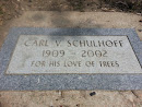 Carl V. Schulhoff Memorial Plaque