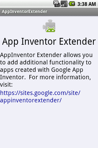 AppInventor Extender