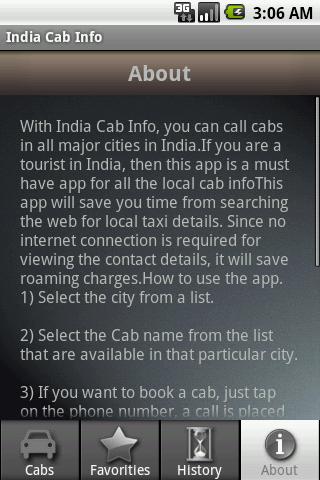 【免費旅遊App】India Cab Info-APP點子