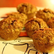 Jam Filled Oat Bran Muffins