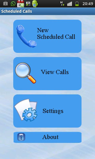 Scheduled calls