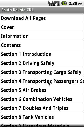 South Dakota CDL Manual