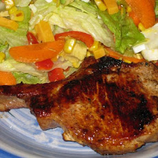 Grilled Bourbon-Marinated Pork Chops or Pork Tenderloins