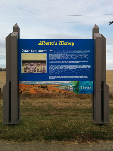 Alberta's History - Dutch Settlement - Historical Point Of Interest