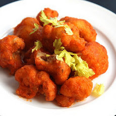 Crispy Buffalo Fried Cauliflower (Vegan)
