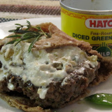 Hot-as-you-want-them lamb burgers with basil-lemon goat cheese