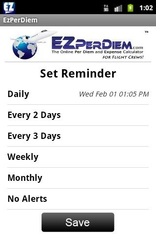 【免費財經App】EZPerDiem: Flight Crew Tax App-APP點子