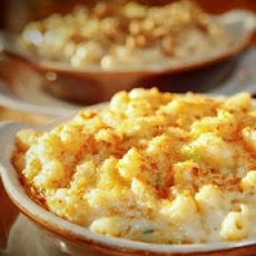 Macaroni and Cheese With Garlic Breadcrumbs, Plain and Chipotle