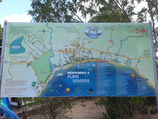 Playa Samara Tourist map