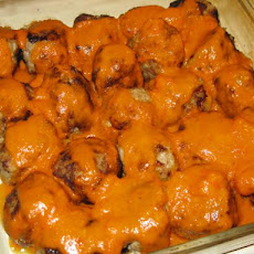 Turkey Balls & Pepper Sauce
