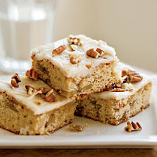 Roasted Banana Bars with Browned Butter–Pecan Frosting