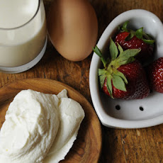Coeur a la Creme with Strawberries