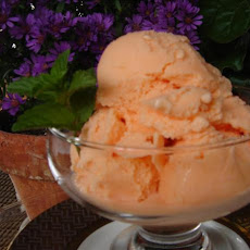 Creamy Lime Sherbet (Or Orange if You Prefer!)