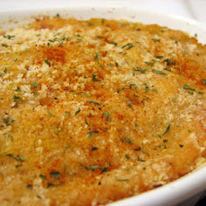 Baked Garlic Sweet Potatoes