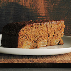 Dark Gingerbread Pear Cake
