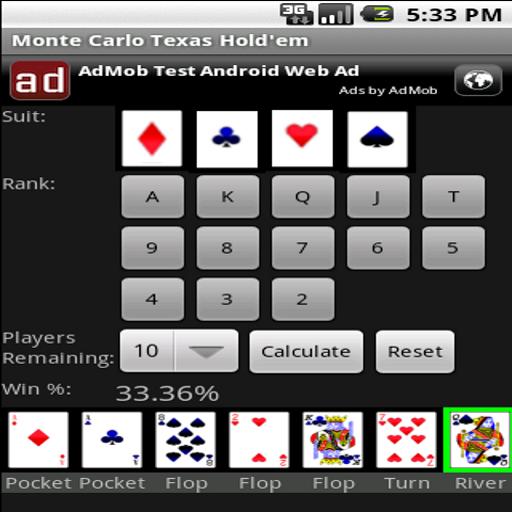 Monte Carlo Texas Hold'em LOGO-APP點子