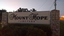 Mount Hope Cemetery Sign 