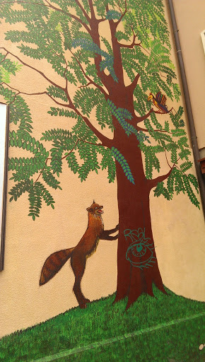 Wandgemälde Baum