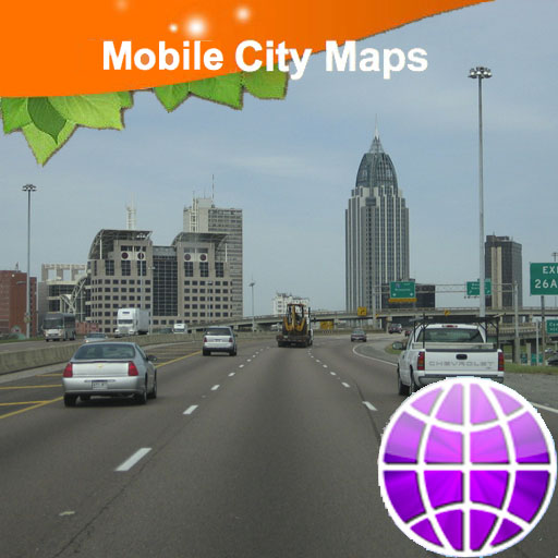 Mobile. Alabama, Street Map 旅遊 App LOGO-APP開箱王