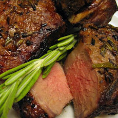 Lamb Chops in a Red Wine Olive Marinade