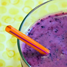 Blueberry Plum Buttermilk Smoothie