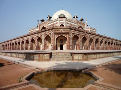 Corner of Humayun's Tomb, New Delhi