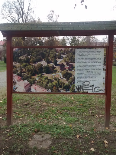 Info tabla Park kralja Petra Krešimira IV