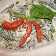Loby (String/Green Beans With Sour Cream and Tomatoes)