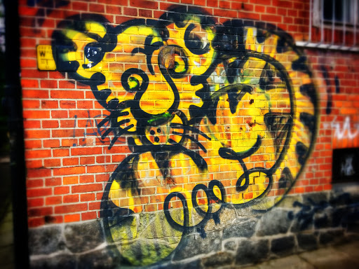 Tygrysek Yellow Mural