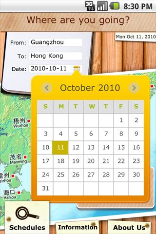 Travel Schedules South China
