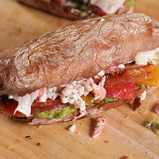 The Ultimate Lobster, Bacon, Lettuce, Avocado, and Tomato Sandwiches
