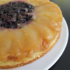 Plum Blueberry Upside Down Cake