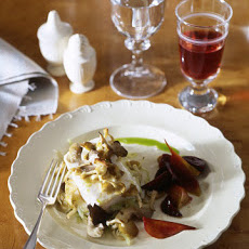 Halibut With Mushrooms