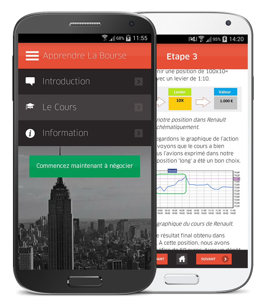 Android application Apprendre La Bourse screenshort