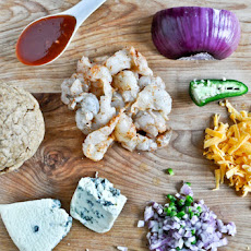 Whole Wheat BBQ Shrimp Flatbreads