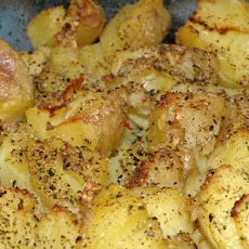 Garlic Smashed Potatoes