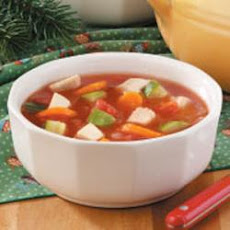 Chunky Chicken Veggie Soup