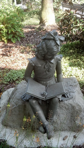 Reading Child Statue