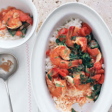 Shrimp Scampi with Spinach