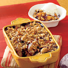 Peach-Blueberry Crumble