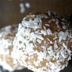 Coconut Lemon Bombs-No Bake Cookies