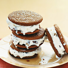 Gingersnap Ice Cream Sandwiches